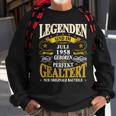 Legenden Sind Im Juli 1958 Geboren 65 Geburtstag Lustig V2 Sweatshirt Geschenke für alte Männer