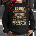 Legends Were Born In November 1981 Sweatshirt Gifts for Old Men
