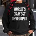 Lente Game Dev World Okayest DeveloperSweatshirt Gifts for Old Men