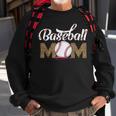 Leopard Baseball Mom Mothers Day Catcher Mom Life Womens Sweatshirt Gifts for Old Men