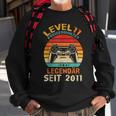 Level 11 Freigeschaltet 11 Geburtstag Gaming Gamer Sweatshirt Geschenke für alte Männer