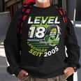 Level 18 Jahre Geburtstags Junge Gamer 2005 Geburtstag Sweatshirt Geschenke für alte Männer