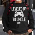Leveled Up To Uncle 2019 New UncleGift For Gamer Sweatshirt Gifts for Old Men