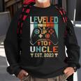 Leveling Up To Uncle 2023 Vintage Promoted To Uncle Est 2023 Sweatshirt Gifts for Old Men