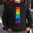 Lgbt Funny Cats Pile Gay Lesbian Pride Cat Lover Transgender Sweatshirt Gifts for Old Men