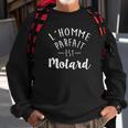 Lhomme Parfait Est Motard Sweatshirt Geschenke für alte Männer