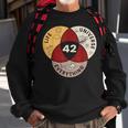 Life The Universe And Everything 42 Answer To Life Sweatshirt Gifts for Old Men