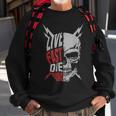 Live Fast Die Young Vintage Distressed MotorcycleSweatshirt Gifts for Old Men