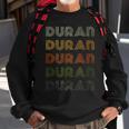 Love Heart Duran GrungeVintage Style Black Duran Sweatshirt Gifts for Old Men