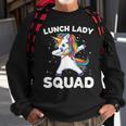 Lunch Lady Squad Dabbing Unicorn Funny Lunch Ladies Gift Sweatshirt Gifts for Old Men