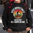 Lustiges Mountainbike Sweatshirt für Herren, Spruch für Radfahrer Geschenke für alte Männer