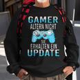 Lustiges Zocken Gamer Update Jungs Gaming Nerd Sweatshirt Geschenke für alte Männer