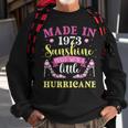 Made In 1973 Sunshine Hurricane Year Of Birth Birthday Sweatshirt Gifts for Old Men