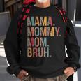Mama Mommy Mom Bruh Mommy And Me Leopard Mothers Day Gifts Sweatshirt Gifts for Old Men