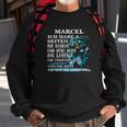 Marcel Sweatshirt Personalisiert, Drei Seiten Persönlichkeit Druck Geschenke für alte Männer