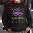 Mardi Gras 2023 - Womens Girls Mask Beads New Orleans Party Sweatshirt Gifts for Old Men