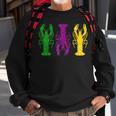 Mardi Gras Crawfish Funny Mardi Gras Carnival Party Festival Sweatshirt Gifts for Old Men
