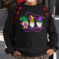 Mardi Gras Gnomes Holding Mask Love Mardi Gras Gnome 2023 V2 Sweatshirt Gifts for Old Men