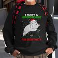 Math Christmas Pajama I Want A Hippopotenuse For Christmath Sweatshirt Gifts for Old Men