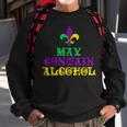 May Contain Alcohol Mardi Gras V2 Sweatshirt Gifts for Old Men