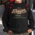 Mayor Personalized Name Gifts Name Print S With Name Mayor Sweatshirt Gifts for Old Men