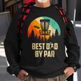 Men Vintage Best Dad By Par Disc Golf Dad Fathers Day Sweatshirt Gifts for Old Men