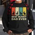 Mens Best Bunny Dad Ever Rabbit Dad Rabbit Bunny Sweatshirt Gifts for Old Men