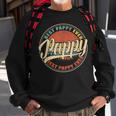 Mens Best Pappy Ever Vintage Retro Funny Gifts Dad Papa Grandpa Sweatshirt Gifts for Old Men