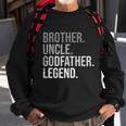 Mens Brother Uncle Godfather Legend Fun Best Funny Uncle Sweatshirt Gifts for Old Men