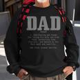 Mens Christian Dad Religious Faith Bible Verse Fathers Day Sweatshirt Gifts for Old Men