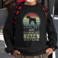 Mens Coolest Mini Schnauzie Papa Ever Fathers Day Schnauzer Sweatshirt Gifts for Old Men