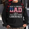 Mens Funny Anti Liberal Republican Dad Gifts Us Flag Fathers Day Sweatshirt Gifts for Old Men