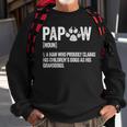 Mens Funny Best Dog Grandpa Ever Papaw Apparel Retro Grand Paw Sweatshirt Gifts for Old Men
