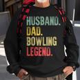 Mens Funny Vintage Bowling Men Husband Dad Legend Retro Sweatshirt Gifts for Old Men