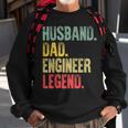 Mens Funny Vintage Husband Dad Engineer Legend Retro Sweatshirt Gifts for Old Men
