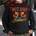 Mens Hot Dad Summer Father Grandpa Vintage Tropical Sunglasses Sweatshirt Gifts for Old Men