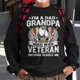 Mens Im A Dad Grandpa And An Iraq War Veteran Nothing Scares Me Men Women Sweatshirt Graphic Print Unisex Gifts for Old Men