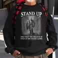 Mens Knight Templar Christian Warrior Standing Up For Believe In Men Women Sweatshirt Graphic Print Unisex Gifts for Old Men