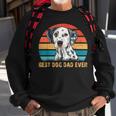 Mens Mens Quote Best Dog Dad Ever Vintage Dalmatian Lover Sweatshirt Gifts for Old Men