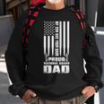 Mens My Son Has Your Back Proud National Guard Dad Army Dad Sweatshirt Gifts for Old Men