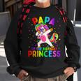 Mens Papa Of The Birthday Princess Girl Dabbing Unicorn Sweatshirt Gifts for Old Men