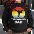 Mens Taekwondo Dad Sunset Retro Korean Martial Arts Men Gift Sweatshirt Gifts for Old Men