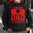 Mens Vintage Albanian Dad Albania Flag Design Fathers Day Sweatshirt Gifts for Old Men