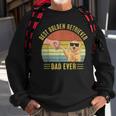 Mens Vintage Best Golden Retriever Dad Ever Fist Bump Dog Lover Sweatshirt Gifts for Old Men