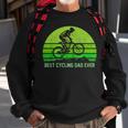 Mens Vintage Retro Best Cycling Dad Ever Funny Mountain Biking Sweatshirt Gifts for Old Men