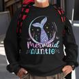 Mermaid Auntie Birthday Mermaid Family Matching Party Squad Sweatshirt Gifts for Old Men