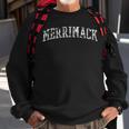 Merrimack Athletic Arch College University Alumni Sweatshirt Gifts for Old Men