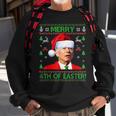 Merry 4Th Of Easter Funny Joe Biden Christmas Ugly SweaterMen Women Sweatshirt Graphic Print Unisex Gifts for Old Men