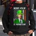 Merry 4Th Of St Patricks Day Joe Biden Leprechaun Hat V2 Sweatshirt Gifts for Old Men