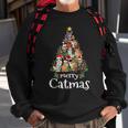Merry Catmas Funny Cat Mom Cat Dad Christmas Cat V2 Men Women Sweatshirt Graphic Print Unisex Gifts for Old Men